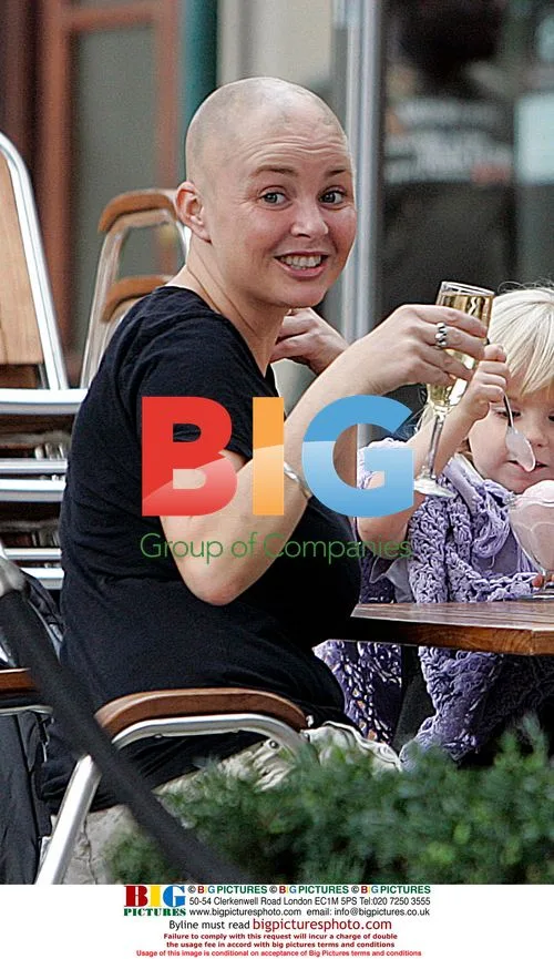 Gail Porter and Daughter Honey Share Champagne