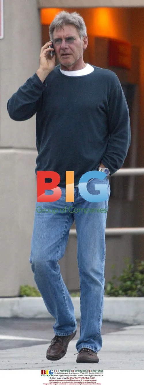 Harrison Ford shops in Beverly Hills