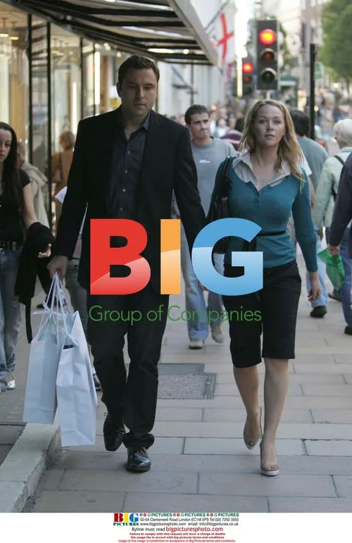 David Walliams and Emily Scott shopping in London
