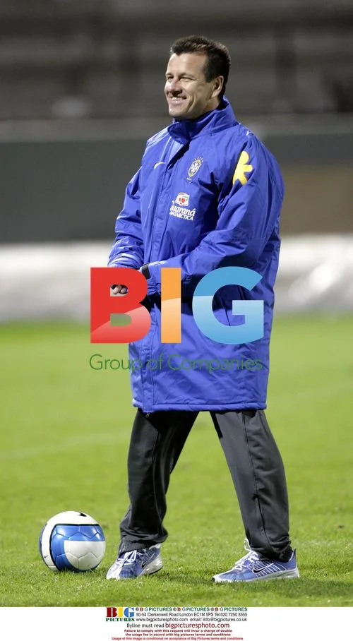 Dunga at Rasunda Stadium in Stockholm