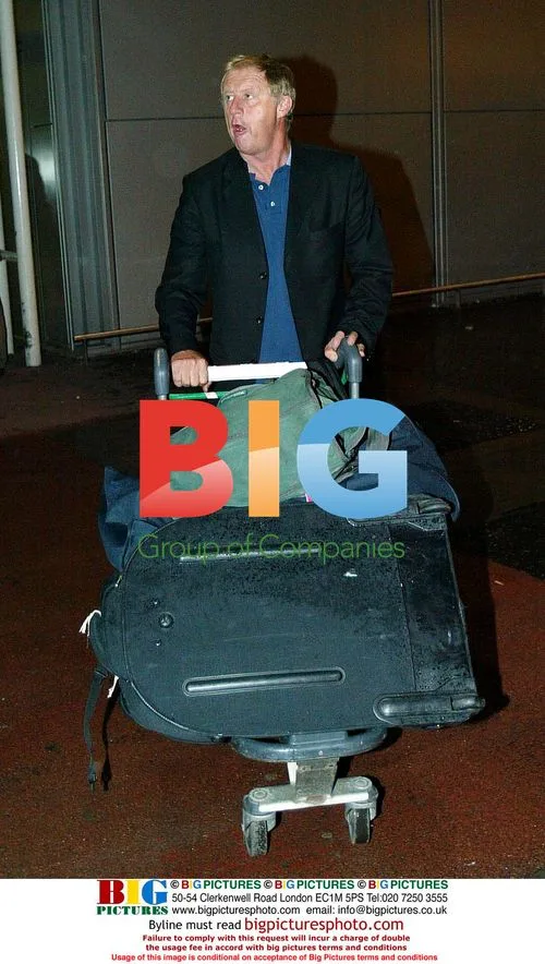 Chris Tarrant Arriving at Edinburgh Airport
