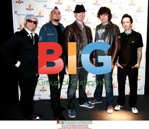 Band Orson backstage at Girlguiding UK Big Gig 2006