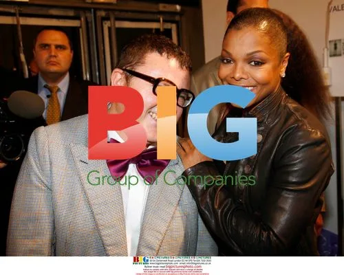 Albert Elbaz and Janet Jackson at Lanvin 2007 Show