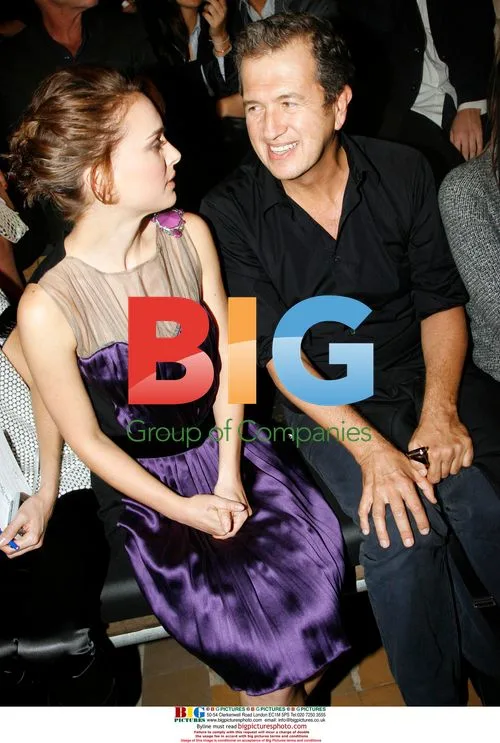 Nathalie Portman and Mario Testino at Lanvin Show