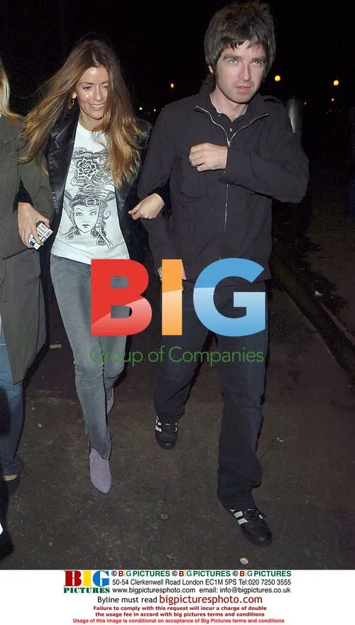 Noel Gallagher and Sara McDonald at Russell Brand Show