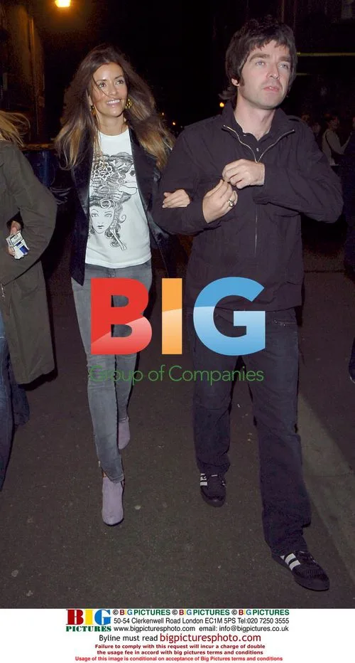 Noel Gallagher and Sara McDonald at Russell Brand Show