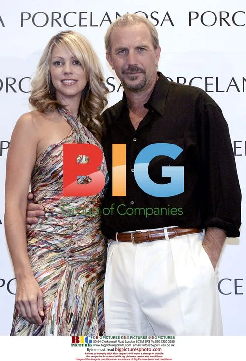 Kevin Costner, Christine Baumgartner, Claudia Schiffer visit Porcelanosa factory in Spain
