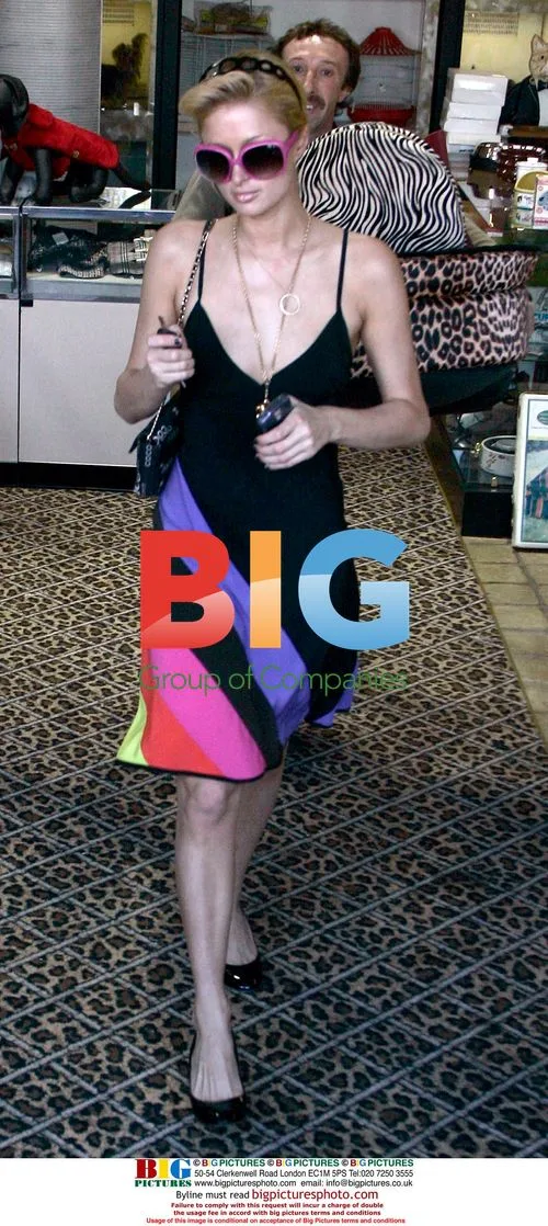 Paris Hilton and Nicole Richie Shopping at Pet Store