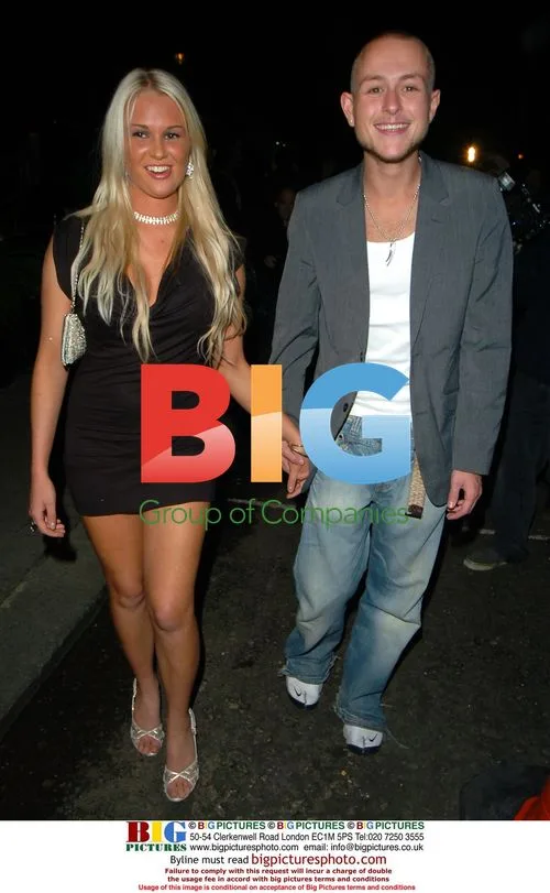 Lee Otway leaving Ashlee Simpson's birthday party