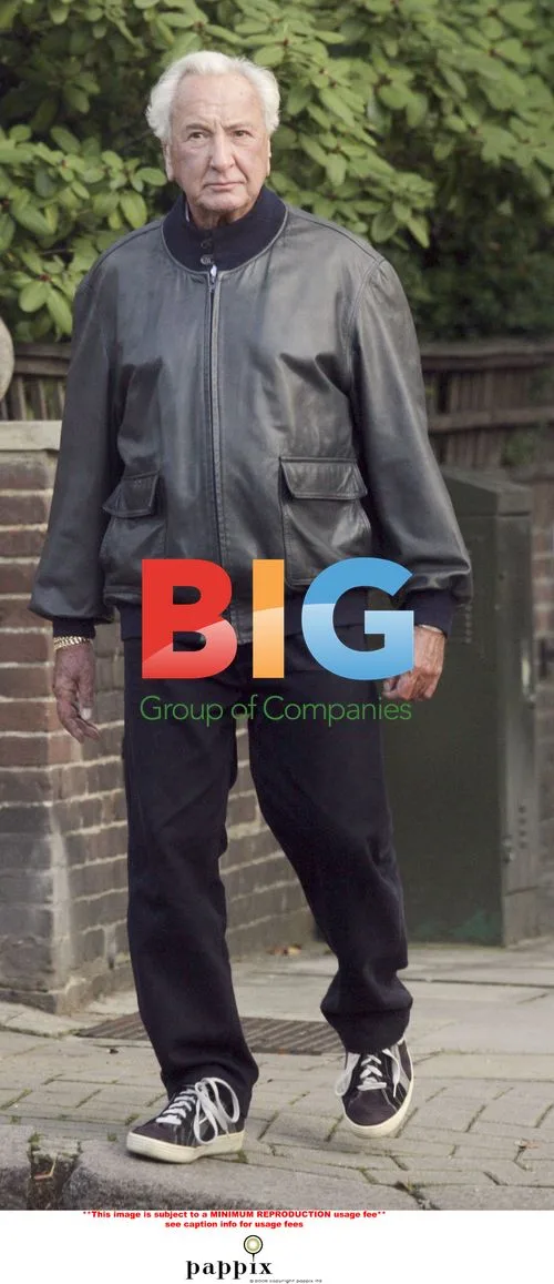 Slimmed Down Michael Winner Strolls in London