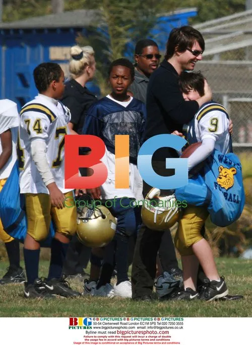 Tom Cruise and Katie Holmes at Son's Football Game