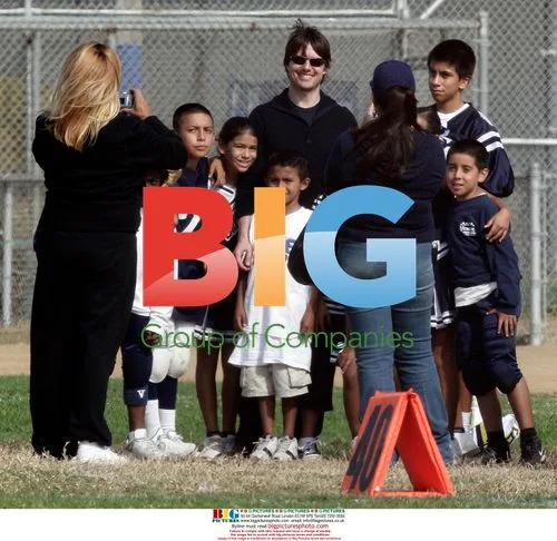 Tom Cruise and Katie Holmes at Connor's Football Game
