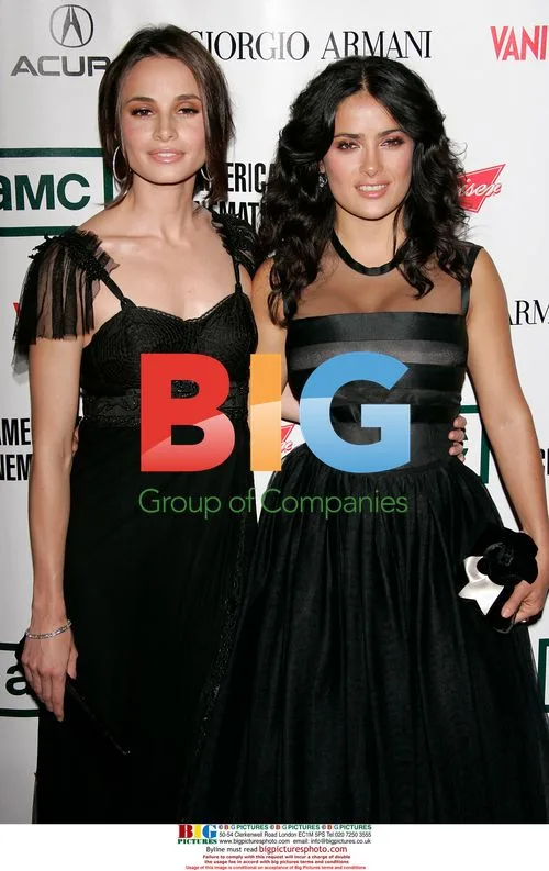 Salma Hayek & Mia Maestro at American Cinematheque Award