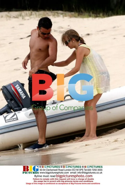 Tina O'Brien and Ryan Thomas on Greek Beach