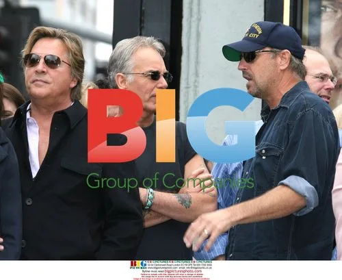 Don Johnson, Billy Bob Thornton and Kevin Costner at Bruce Willis Star Ceremony