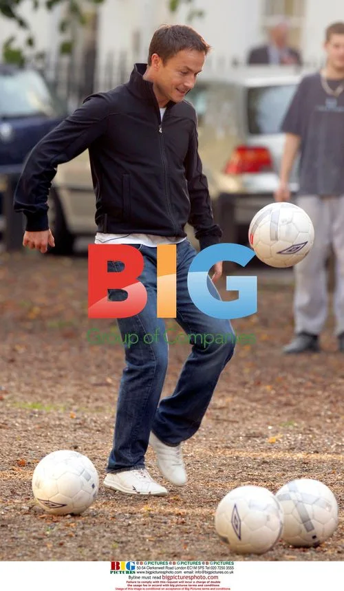 Chelsea football legends film advert in London