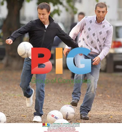 Chelsea Footballers Filming Advert in London