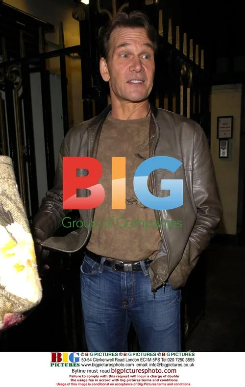 Patrick Swayze Leaving Piccadilly Theatre