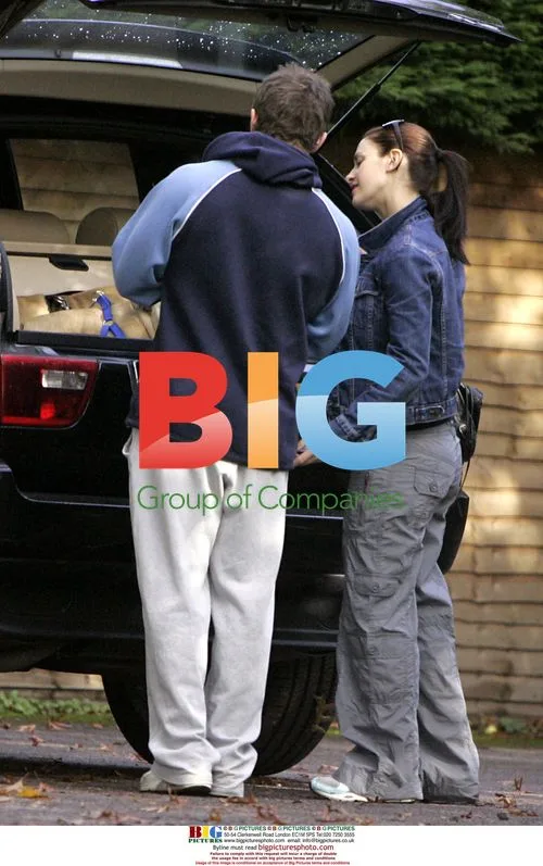Pregnant TV Presenter Kirsty Gallacher with Boyfriend