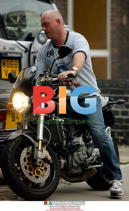 EastEnders actor Ross Kemp rides motorcycle in London