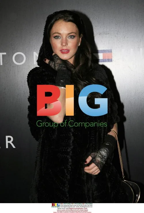 Lindsay Lohan at Tommy Hilfiger Store Opening in Paris