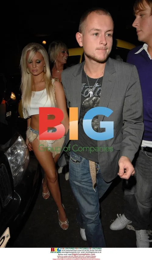 Lee Ottway leaving Celebrity Love Island Wrap party