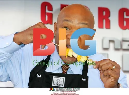 George Foreman supports British Heart Foundation