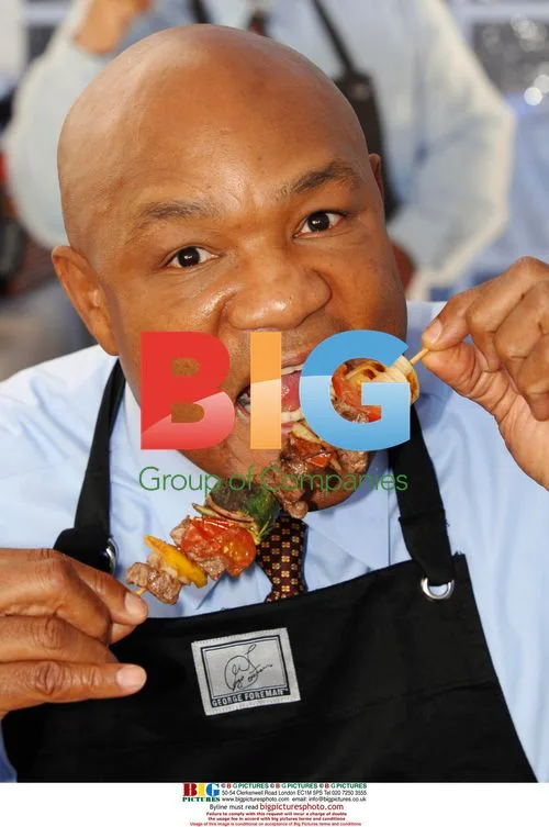 George Foreman Demos Grill in London