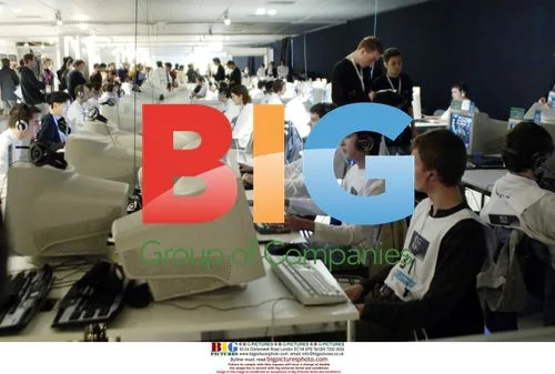 Players at World Cyber Games in Monza, Italy