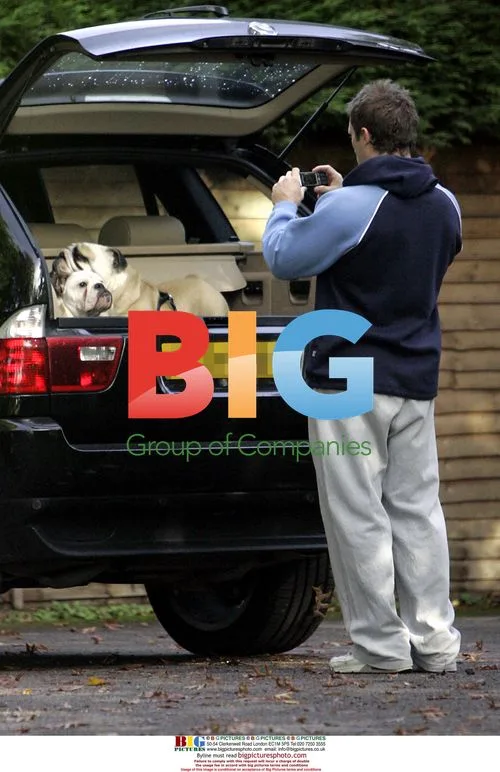 Pregnant TV Presenter Kirsty Gallacher with Boyfriend and Dogs