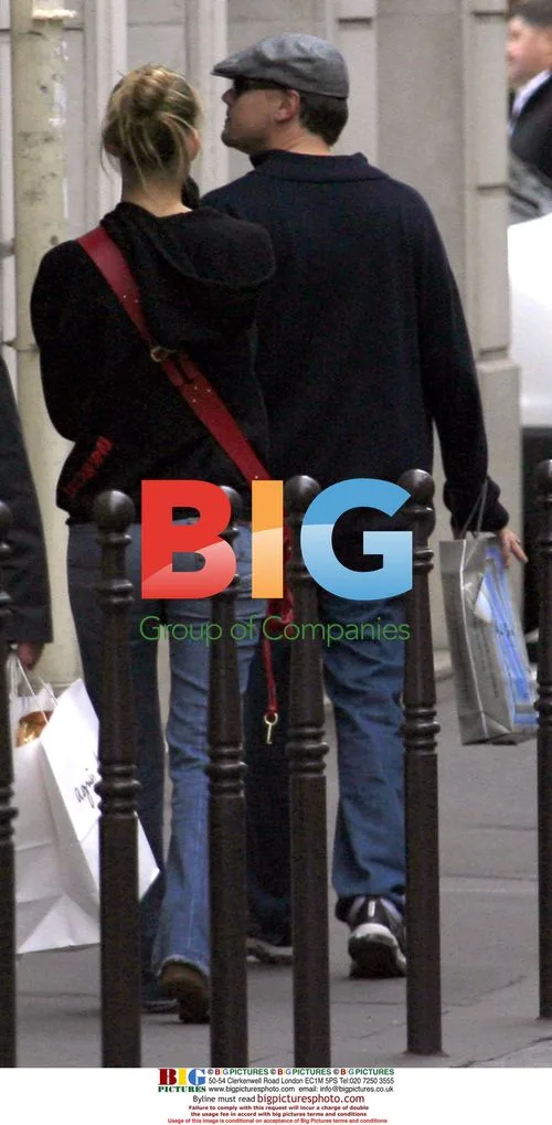 Leonardo DiCaprio and Bar Rafaeli in Paris