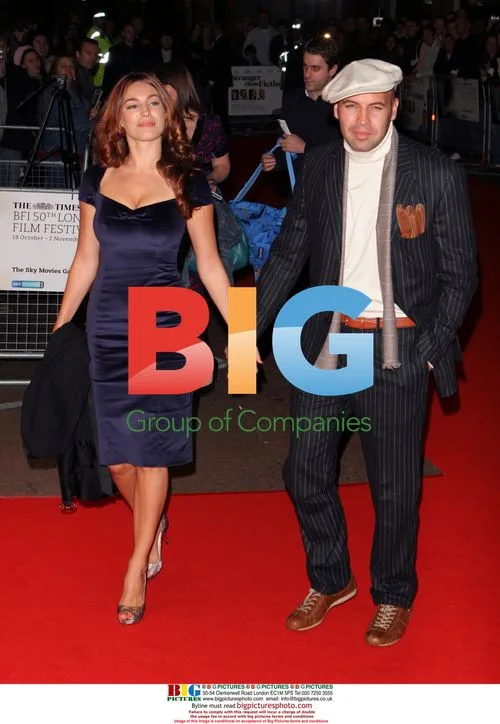 Kelly Brook and Billy Zane at "Lives Of Saints" premiere