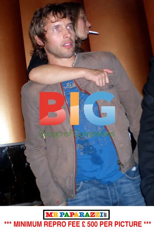 James Blunt with girlfriend Petra Nemcova