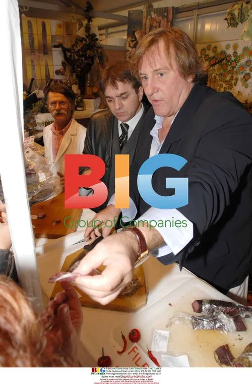 Gerard Depardieu at Alba Truffle Fair