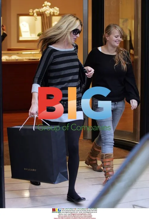 Kate Moss shopping in London