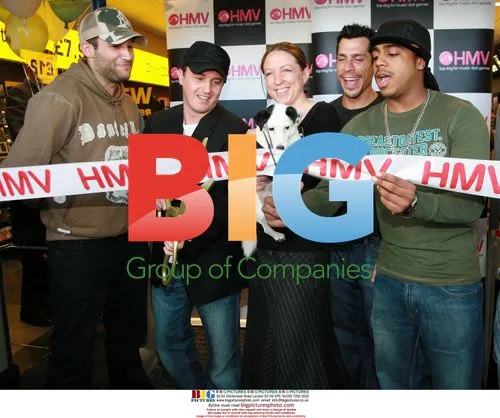 Boyband 'Upper Street' open new HMV store