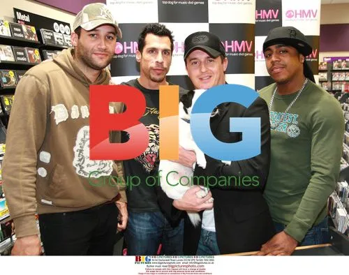 Boyband 'Upper Street' open new HMV store