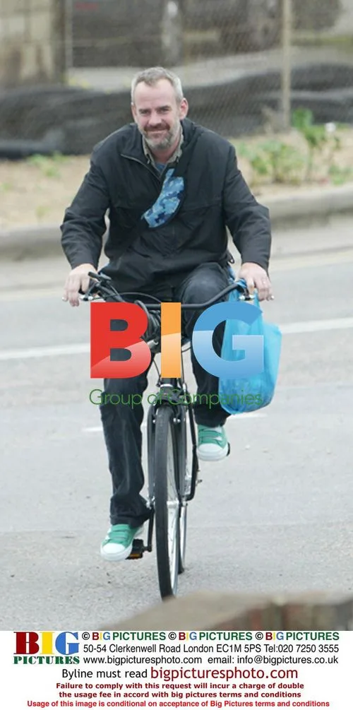 Fatboy Slim Going Shopping on Bike