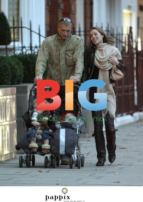 Andrew Flintoff on family shopping trip