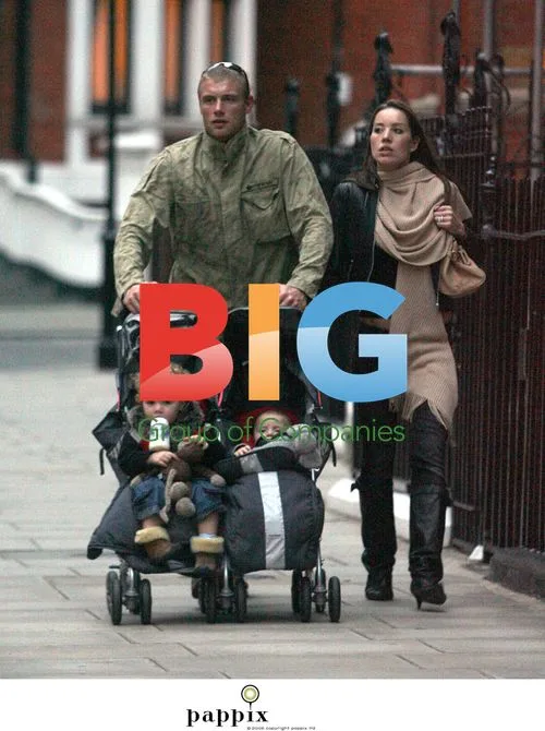 Andrew Flintoff on shopping trip with family