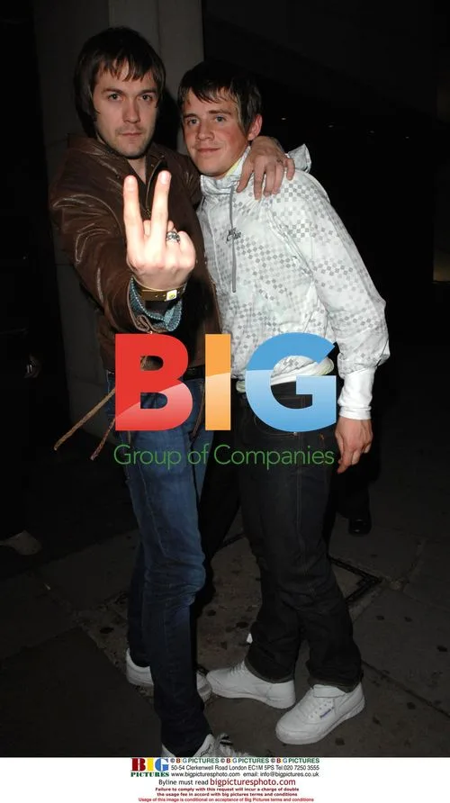 Arctic Monkeys' Jamie Cook and Kasabian's Tom Meighan at Q Awards 2006