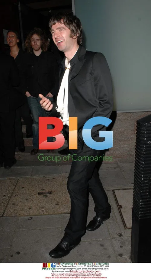 Noel Gallagher leaving Q awards 2006 after party