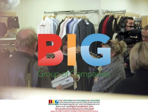Victoria Beckham shopping at Oxfam in London