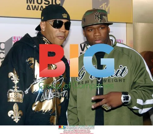 LL Cool J and 50 Cent at 2006 MTV VMAs