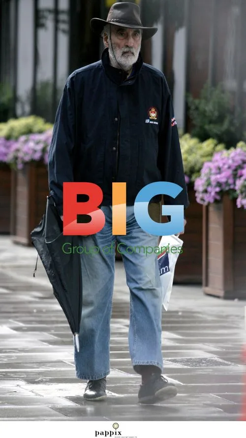 Christopher Lee out in North London