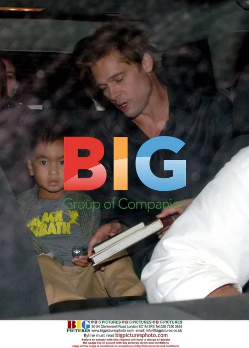 Angelina Jolie and Brad Pitt with kids in New Orleans