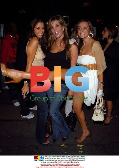 Miss Great Britain Danielle Lloyd and friends night out