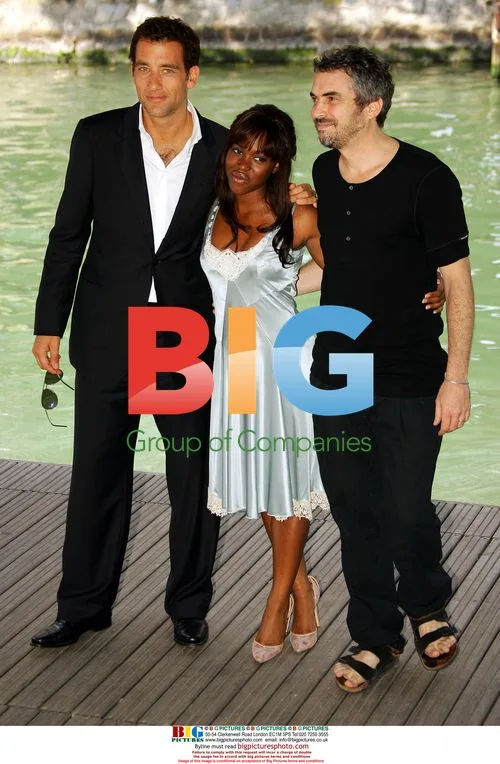 Clive Owen, Claire-Hope Ashitey and Alfonso Cuaron at Children of Men photocall