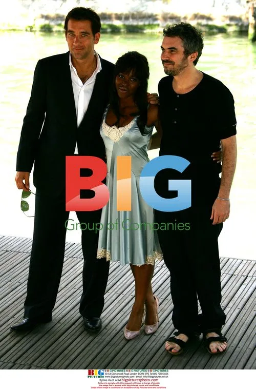 Clive Owen, Claire-Hope Ashitey and Alfonso Cuaron at Children of Men photocall