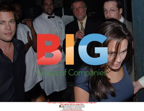 Angelina Jolie and Brad Pitt in New Orleans